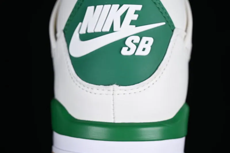 All categories Air Jordan Jordan series basketball shoes Air Jordan 4 OG version Nk SB x Air Jordan 4 "Pine Green" AJ4 Joe 4 joint white green DR5415-103